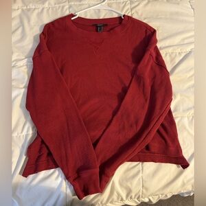Forever 21 Womens Red Long Sleeve